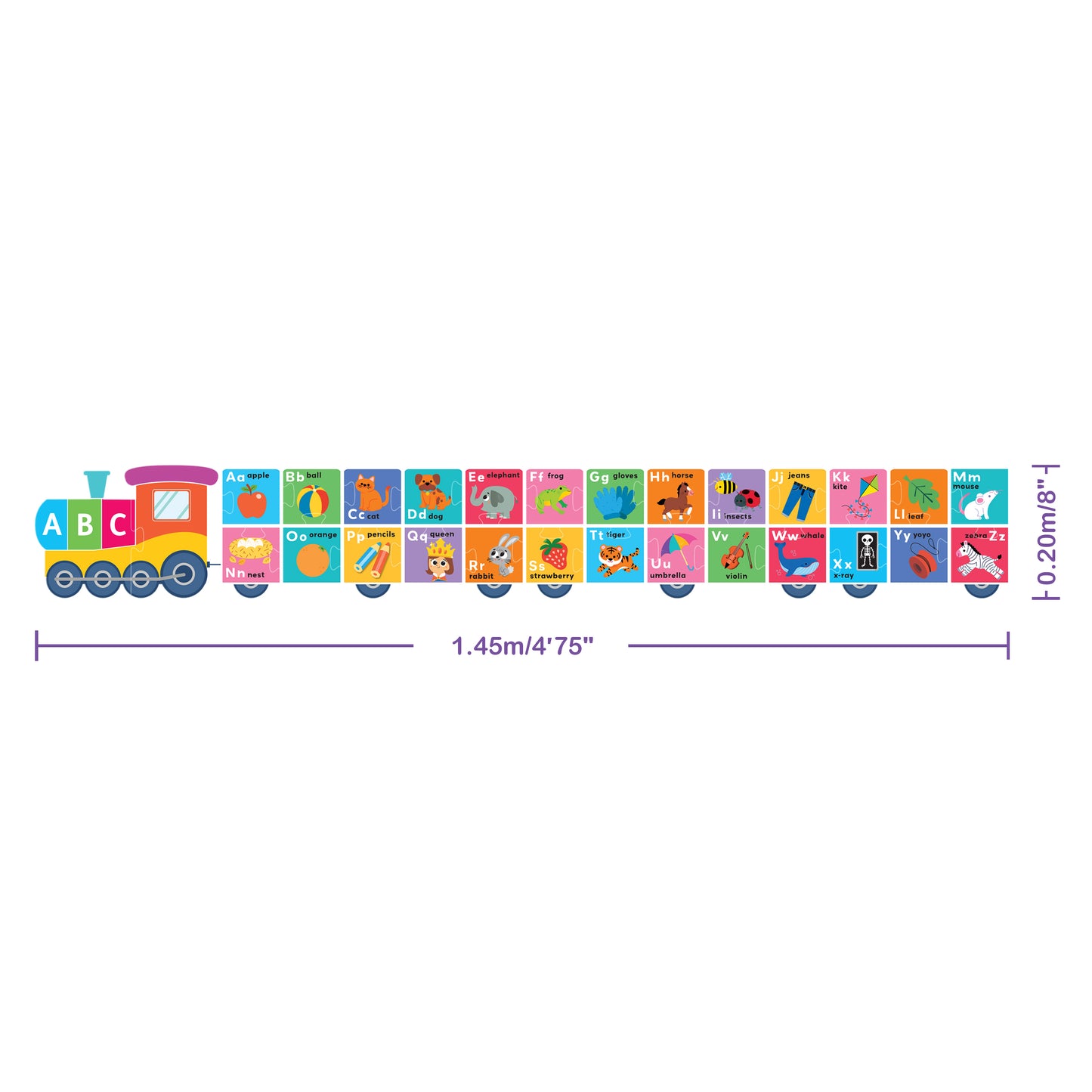 Puzzle Train First Alphabet