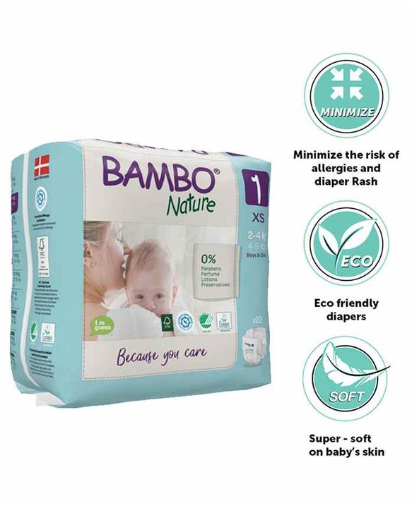 Bambo Nature Tape (L), 48 Pcs - Tall Pack