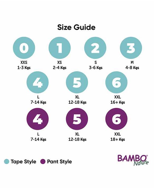Bambo Nature Tape (L), 48 Pcs - Tall Pack
