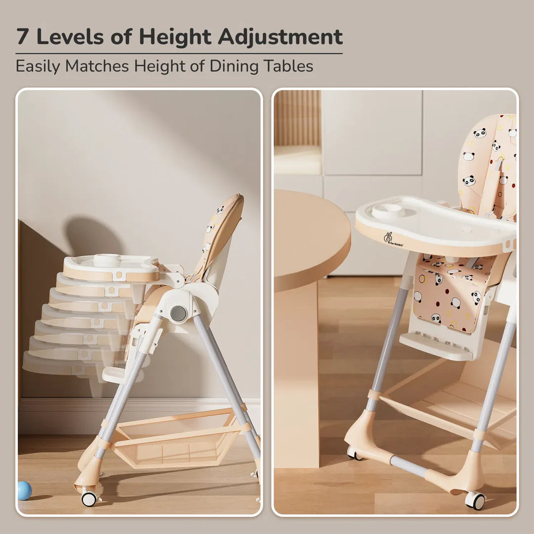 R for Rabbit - Marshmallow - HighChair - Beige