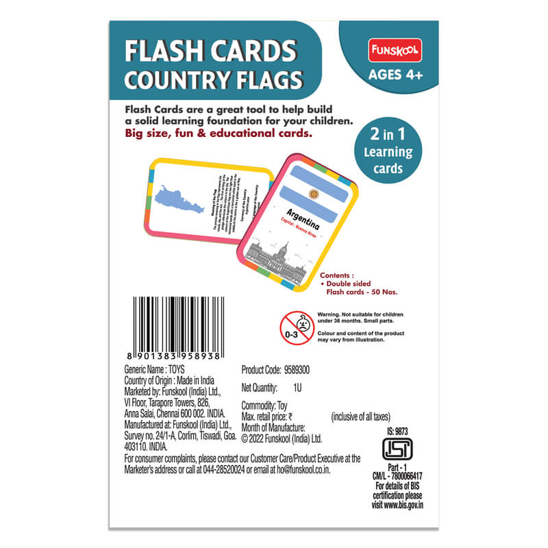 Country Flag Flash Cards