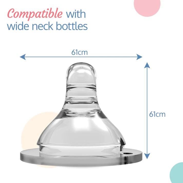 Luvlap N Flo W Neck Nipple Variable Flow (X)