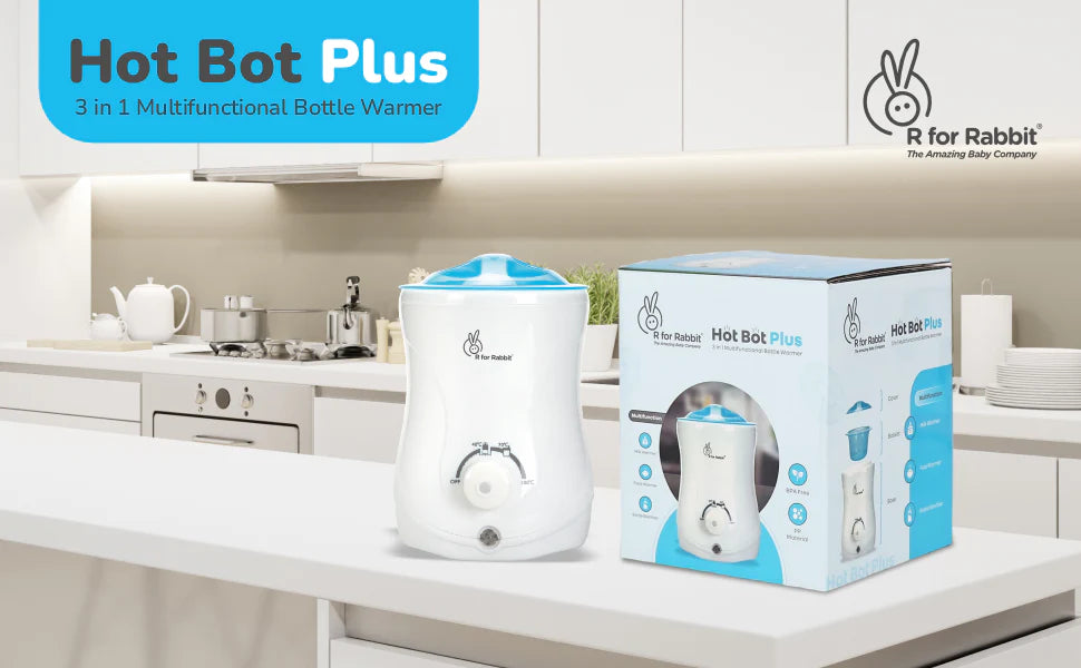 R For Rabbit Hot Bot Plus Sterilizers and Bottle Warmer (White