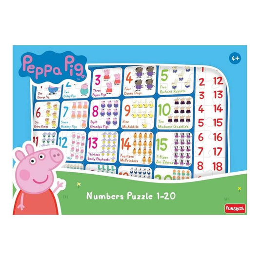 Peppa Pig Numbers Puzzle 1-20
