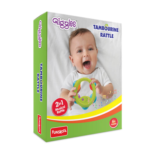 Giggles Tambourine Rattle