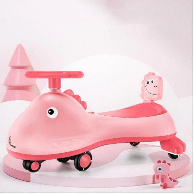 R For Rabbit - Iya Iya Dino Swing Car - Pink