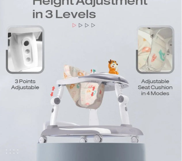 R For Rabbit - Little Feet Plus Walker - Grey White