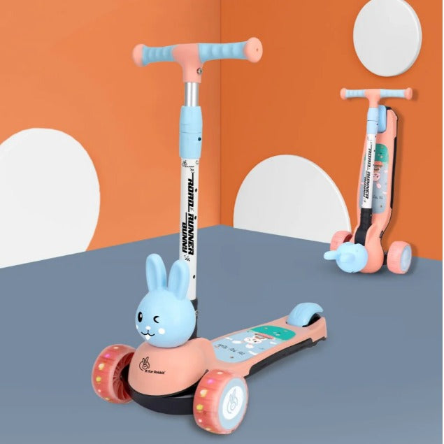 R For Rabbit -Road Runner Bunny Scooter - Pink Blue