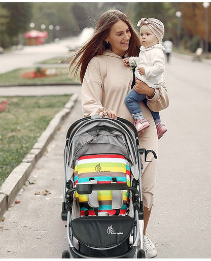 R for Rabbit - Chocolate Ride -Stroller - Black Multi