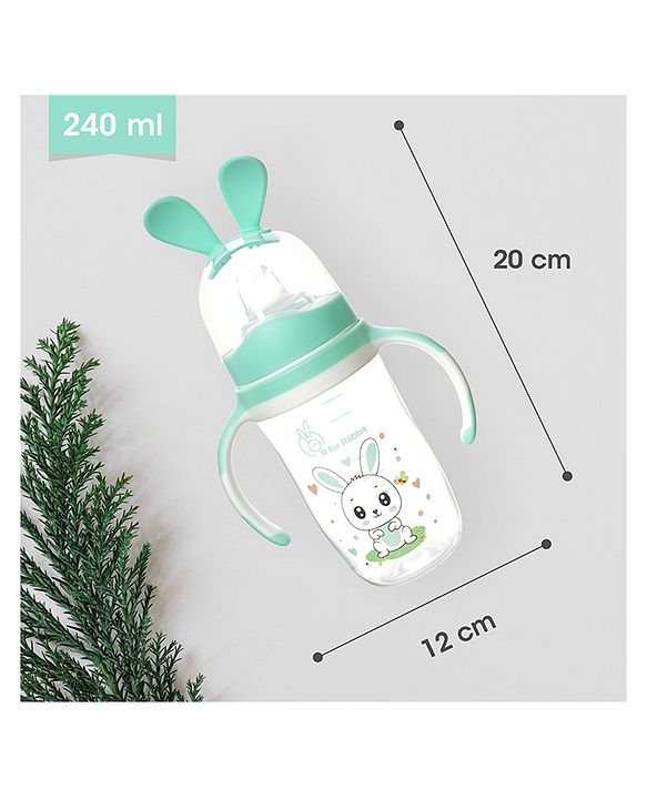 R for Rabbit - Bunny Baby Spout Sippy Cup - Sippy Cups -Green