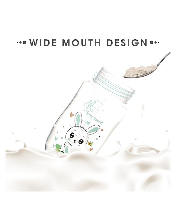 R for Rabbit - Bunny Baby Spout Sippy Cup - Sippy Cups -Green
