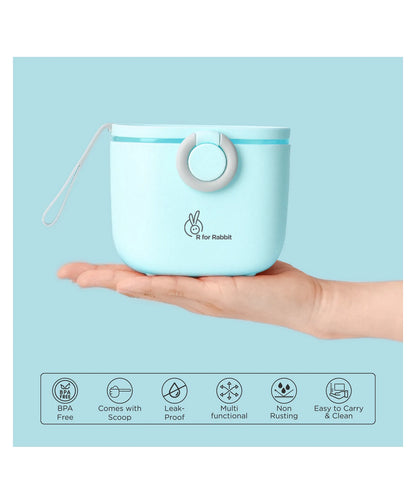R for Rabbit - First Feed Box - Meal Box - Blue