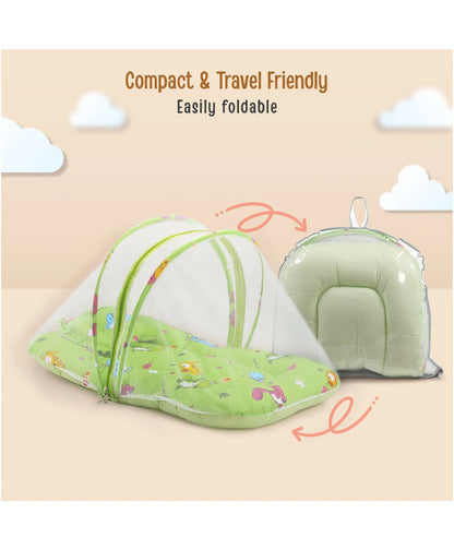 Luvlap Bed With Net -Animals Print