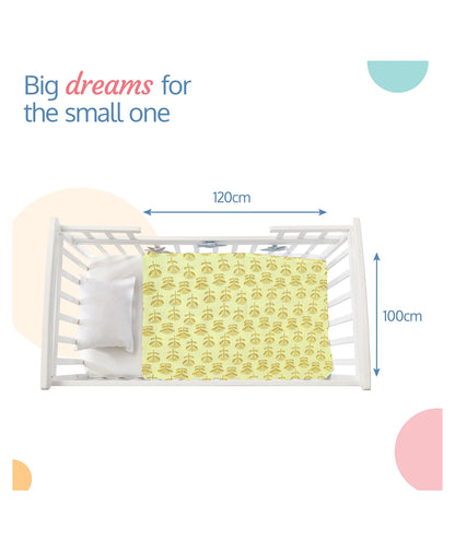Luvlap muslin swaddle Pineapple leaves Multicolour