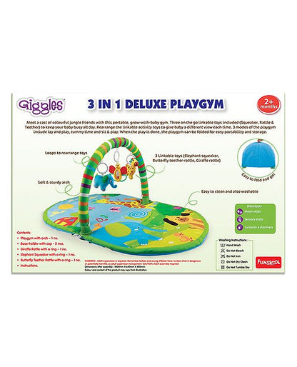 Giggles 3 in 1 Deluxe Playgym - Multicolor