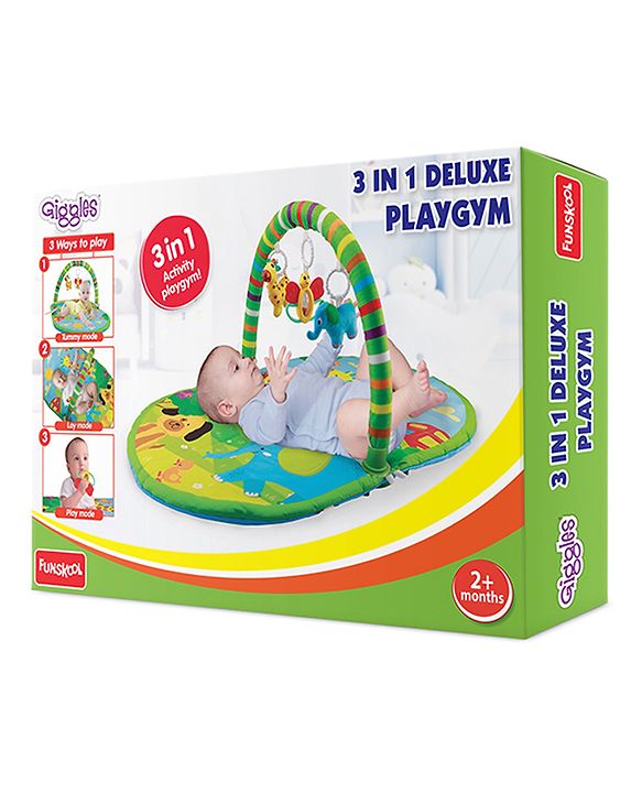 Giggles 3 in 1 Deluxe Playgym - Multicolor