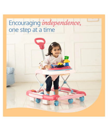 LuvLap Comfy Walker Cum Rocker -Pink