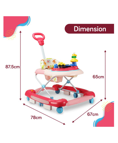 LuvLap Comfy Walker Cum Rocker -Pink