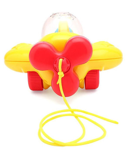 Giggles Pull Along Shape Sorting Cube & Aeroplane Toy - Multicolour