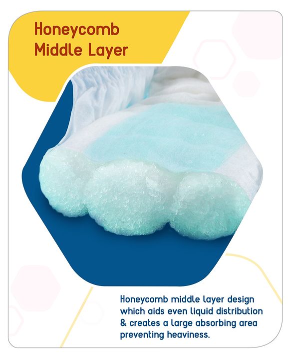 Babyhug Advanced Tape Style Diapers Small Size - 36 Pieces