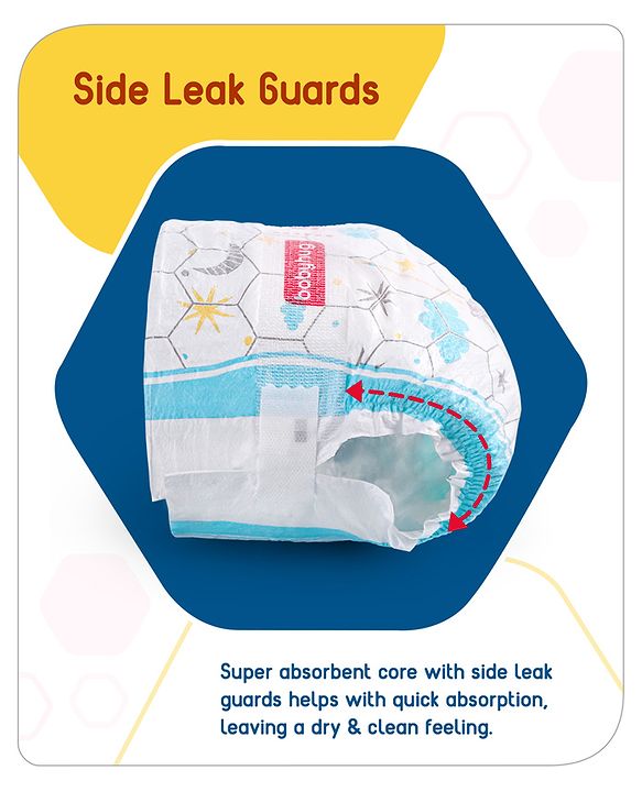 Babyhug Advanced Tape Style Diapers Small Size - 36 Pieces
