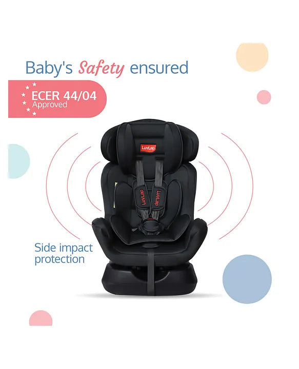 LuvLap Galaxy Car Seat - (0-7 Years) Black