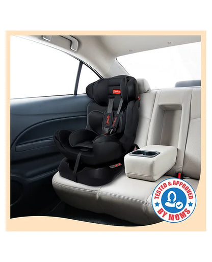 LuvLap Galaxy Car Seat - (0-7 Years) Black
