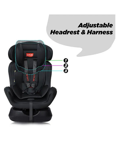 LuvLap Galaxy Car Seat - (0-7 Years) Black