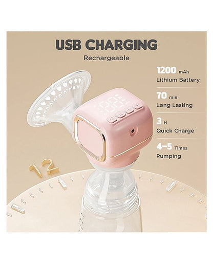 R for Rabbit Pure Wireless Electric Breast Pump - Peach
