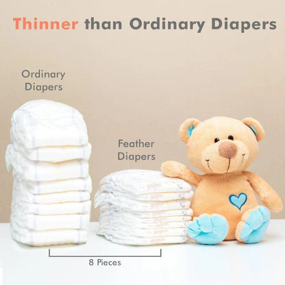 R for Rabbit Feather Diaper S pack of 26 Diapers White