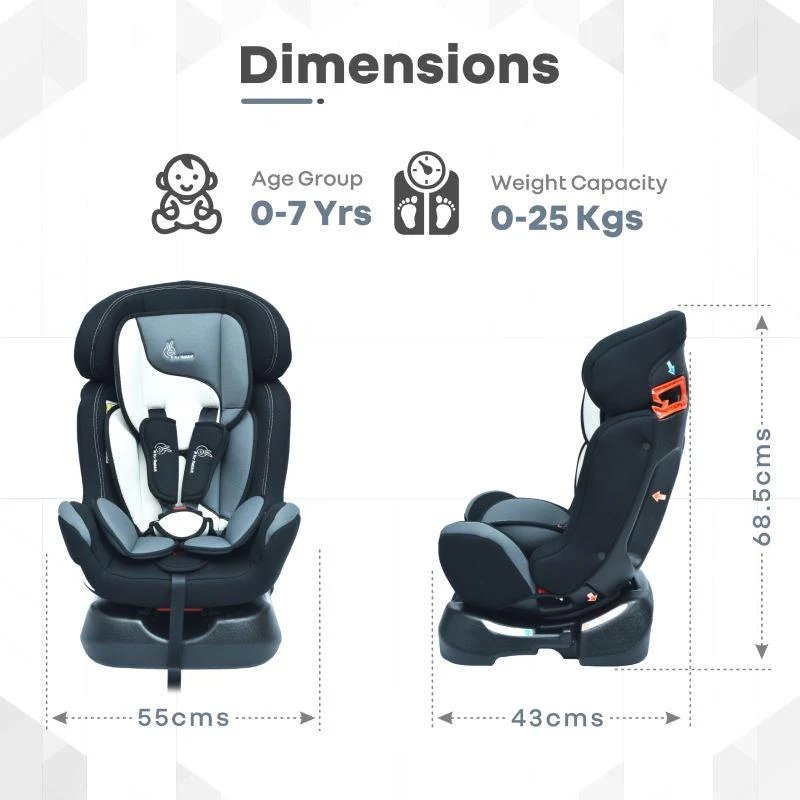 R for Rabbit Jack N Jill Grand Car Seat -Black Multi – Tinygrasp