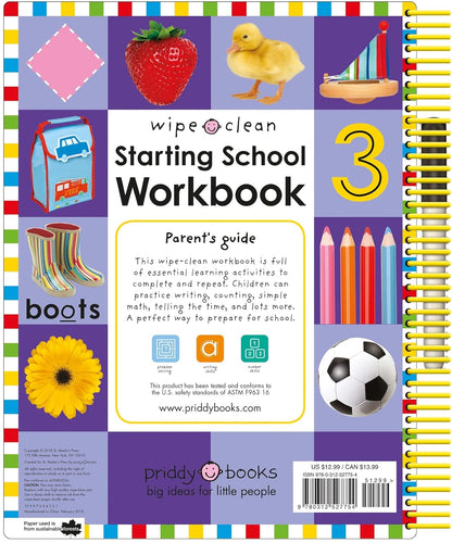 Wipe Clean: Starting School Workbook