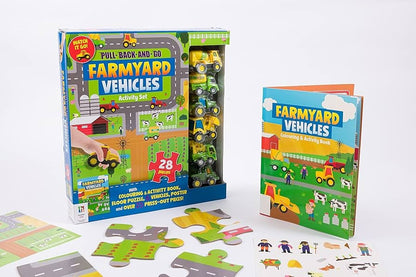 PULL BACK AND GO FARM YARD VEHICLES