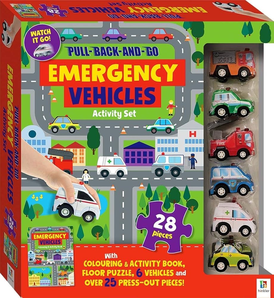 PULL BACK AND GO EMERGENCY VEHICLES