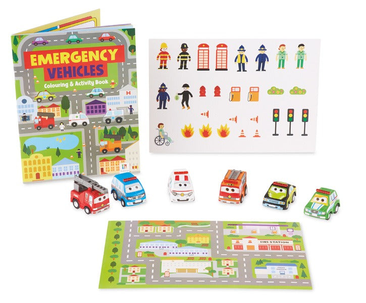 PULL BACK AND GO EMERGENCY VEHICLES