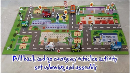 PULL BACK AND GO EMERGENCY VEHICLES