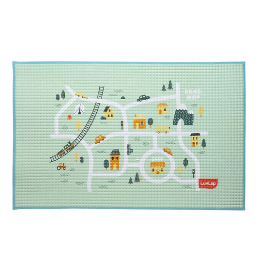 Luvlap Air Filled Rubber Mat - Cityscape