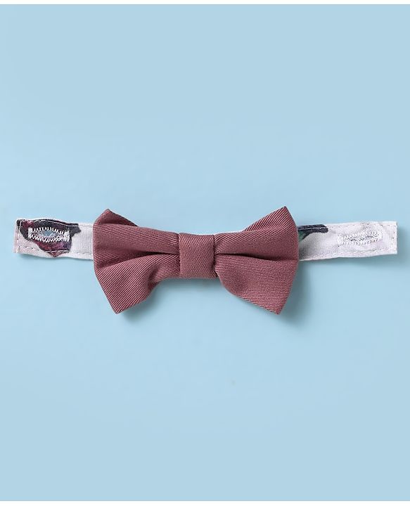 ToffyHouse  Half Sleeves Shirt & Shorts With Bow Suspender & Hat - Rose Gold