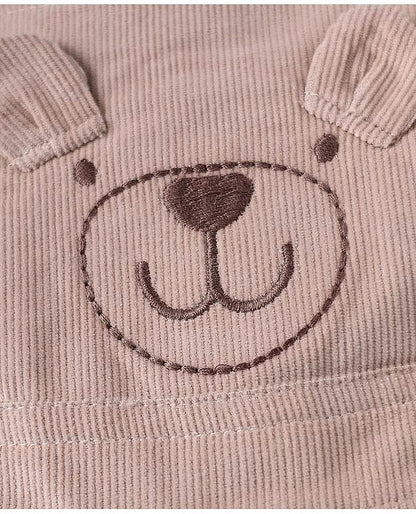 ToffyHouse  Half Sleeves T-Shirt & Dungaree - Tan