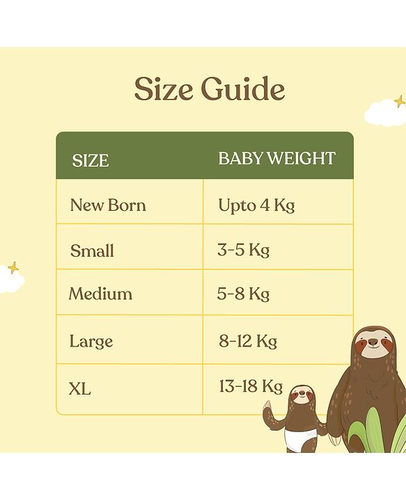 Allter Organic Bamboo Diaper Extra Large - 22 Pieces