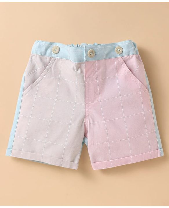 ToffyHouse Half Sleeves Solid Shirt &  Shorts Set with Suspender & Bow Tie - White & Pink