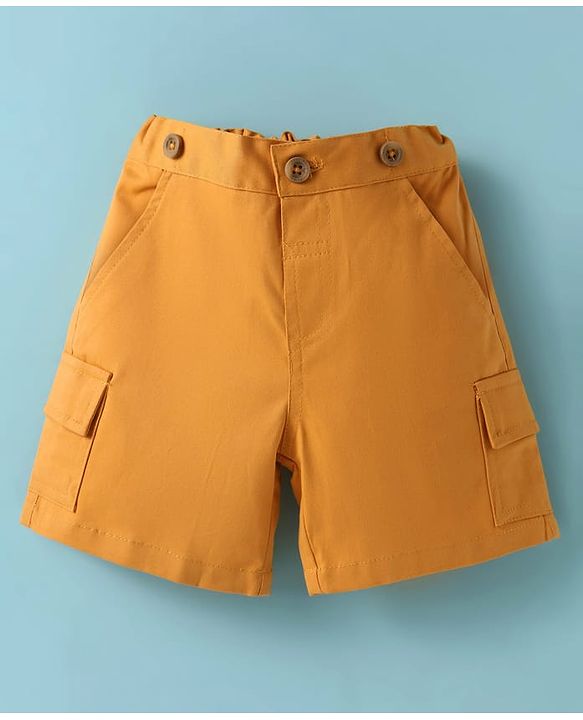 ToffyHouse  Half Sleeves Striped Shirt & Shorts with Suspender - White & Beige