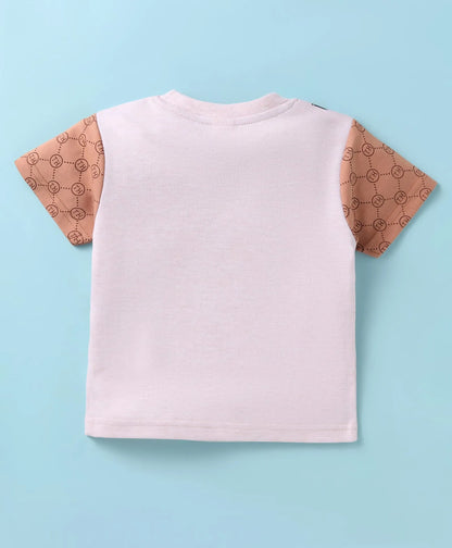 ToffyHouse  Half Sleeves  T-Shirt & Shorts Set - White