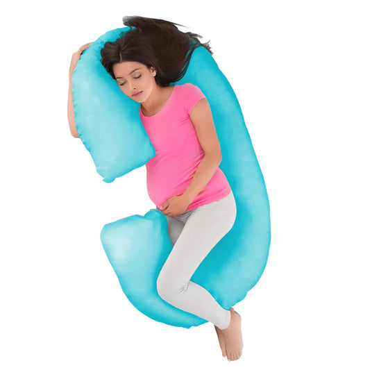 Luvlap C Shape Pregnacy pillow - Blue