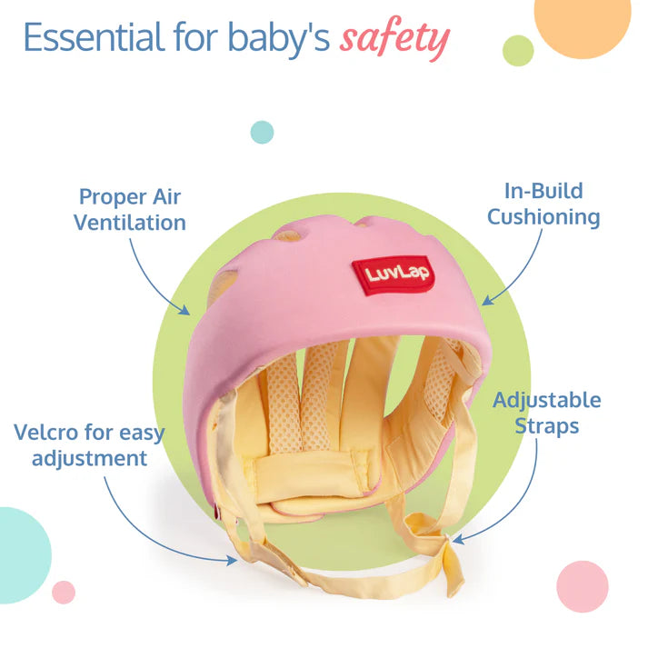 LUVLAP BABY SAFETY HELMET NAVY BLUE