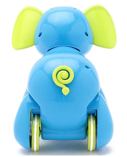 Giggles Alphy The Elephant Pull Along Toy - Blue