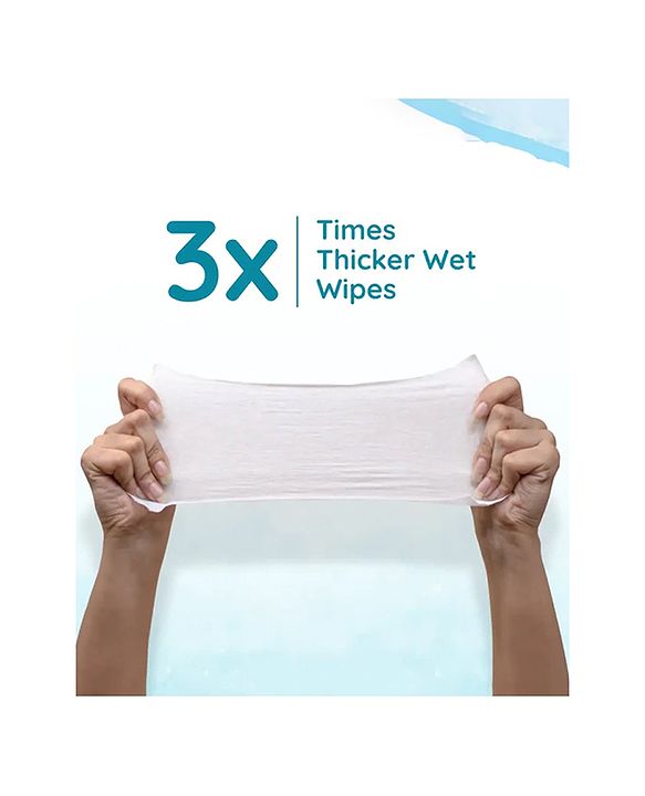 Mother Sparsh Unscented 99 % Pure Water (Unscented) Baby Wipes - 72 Pieces