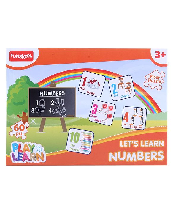 Funskool - 60 Pieces Numbers Puzzles