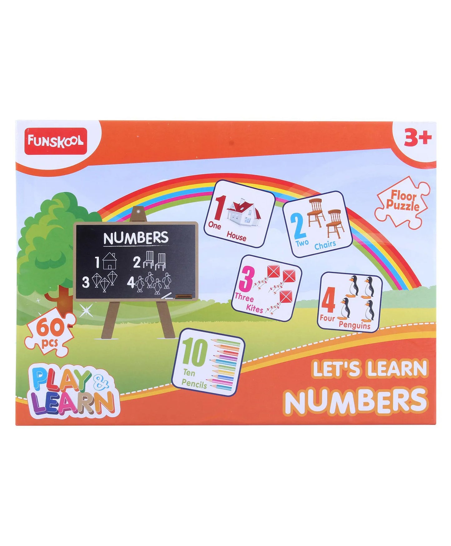 Funskool - 60 Pieces Numbers Puzzles