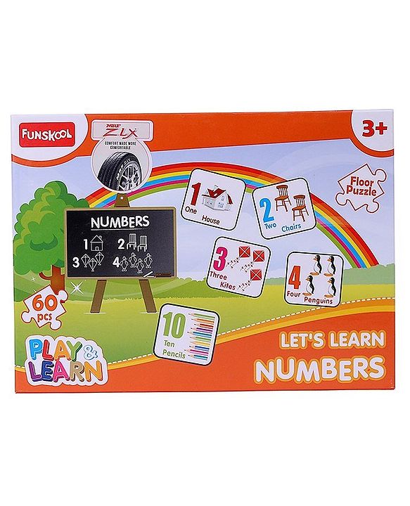 Funskool - 60 Pieces Numbers Puzzles